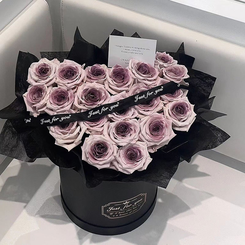 Wu Plum Sauce Immortal Flower Soap Rose Bouquet High-Grade Birthday Gift For Girlfriend Tanabata Valentine'S Day - Image 4